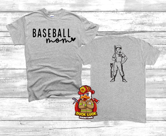 Baseball Mom Player Tee