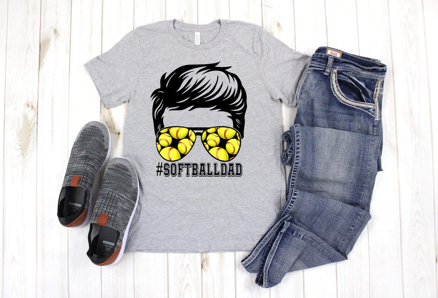 Softball Dad Aviators Tee