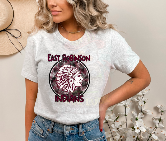 East Robertson Indians Logo Tee