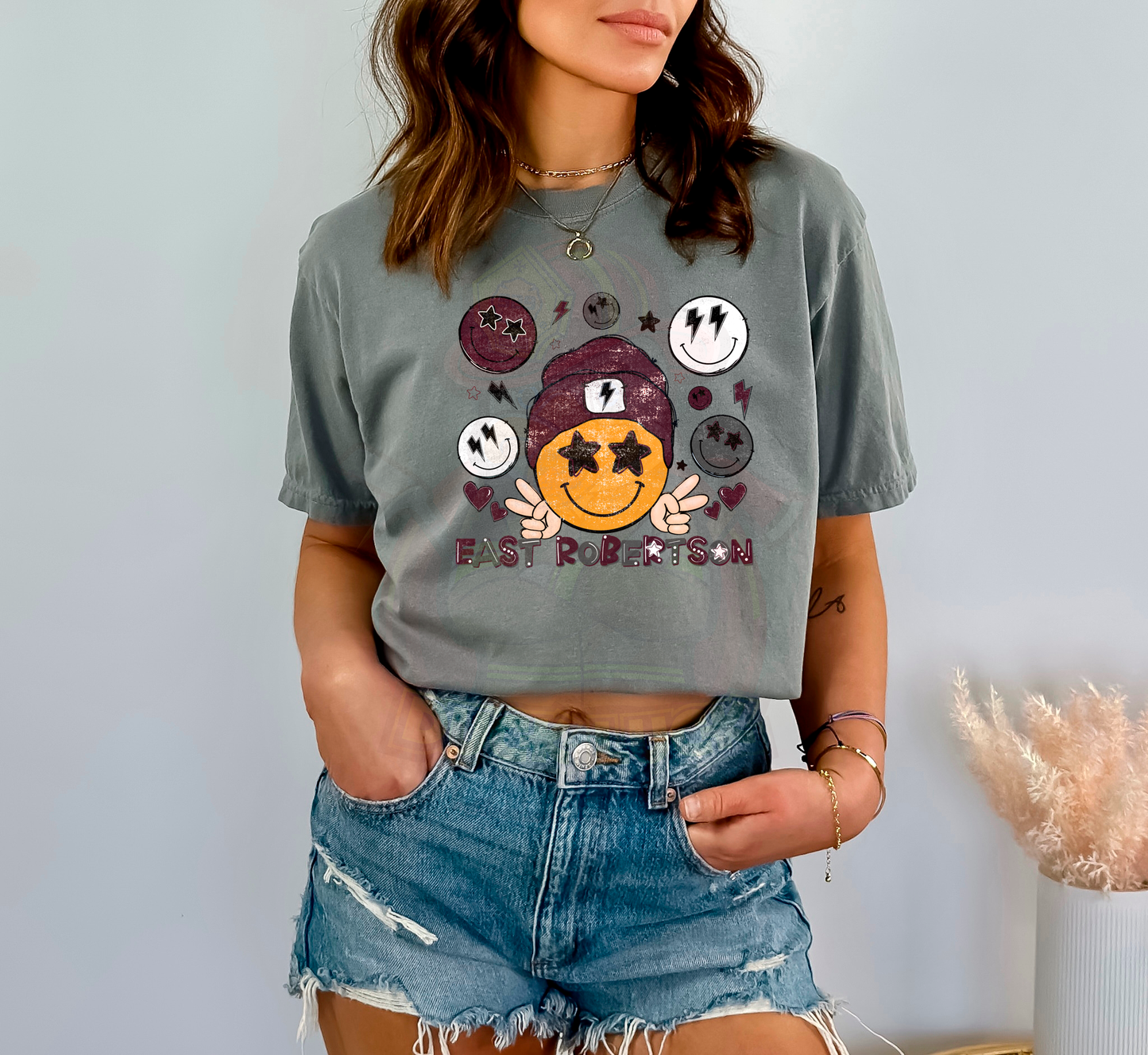 East Robertson Smiley Face Shirt