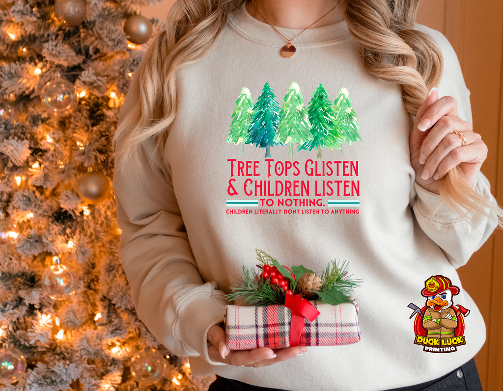 Tree Tops Glisten and Children listen to NOTHING Tee